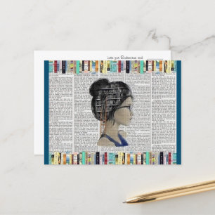 Postal El paraíso de los lectores caprichosos