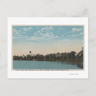 Postal El paraíso del invierno, Florida - Vista del agua