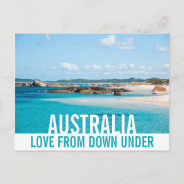 Postal El paraíso paisajístico de las playas de Australia