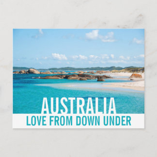 Postal El paraíso paisajístico de las playas de Australia