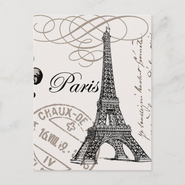 Postal El París vintage...postal (Anverso)