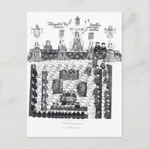 Postal El Parlamento de Edward I