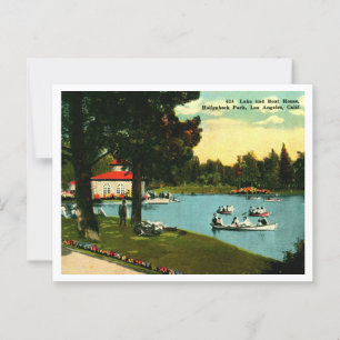 Postal El parque Hollenbeck de Los Ángeles, 1910