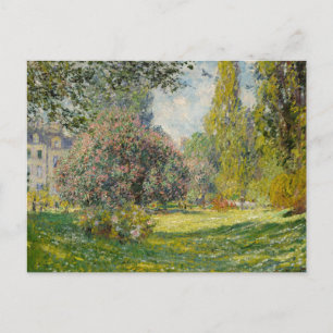 Postal El Parque Monceau - Claude Monet