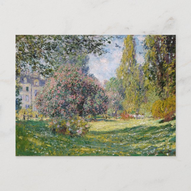 Postal El Parque Monceau - Claude Monet (Anverso)
