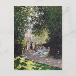 Postal El Parque Monceau - Claude Monet