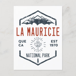 Postal El Parque Nacional La Mauricie, Canadá, con proble