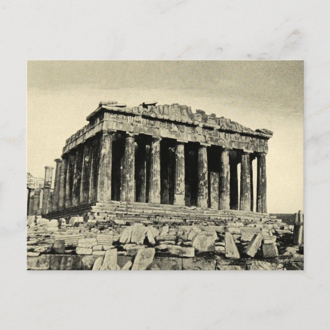 Postal El Parthenon (Anverso)