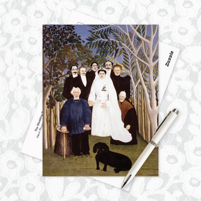 Postal El partido matrimonial Henri Rousseau (Subido por el creador)