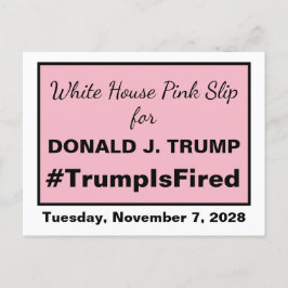 Postal El partido rosa de la Casa Blanca Trump fue desped