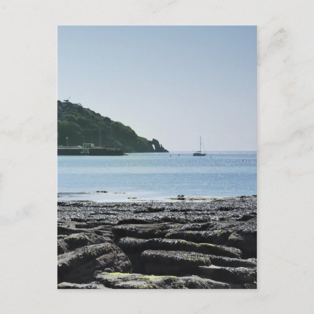 Postal El paseo marítimo de Torquay (Anverso)