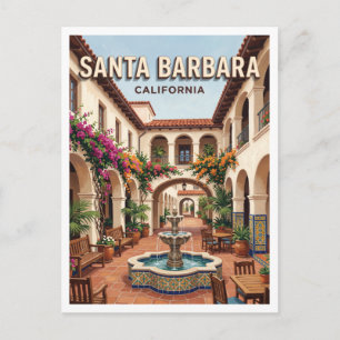Postal El Paseo Santa Barbara California