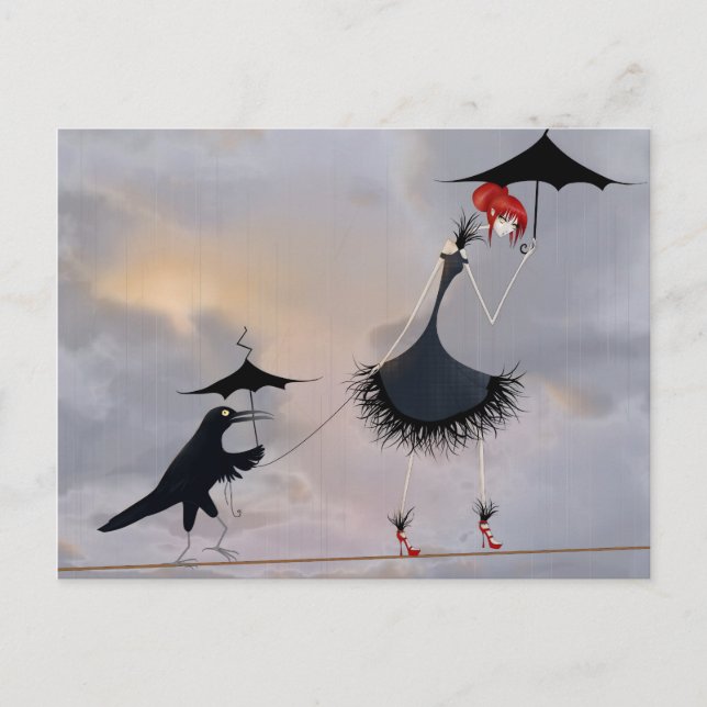 Postal El paseo sin fin (Anverso)