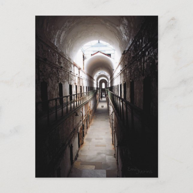 Postal El pasillo embrujado (Anverso)