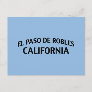 Postal El Paso de Robles California