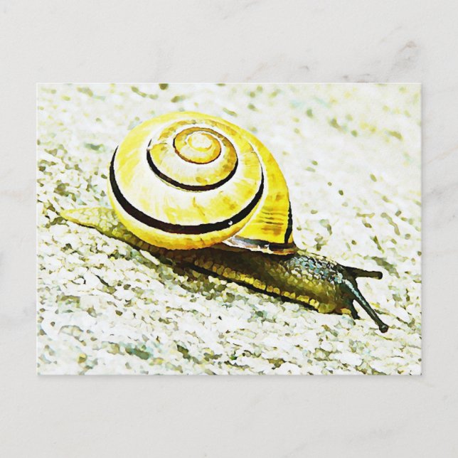 Postal El paso del caracol (Anverso)