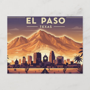 Postal El Paso Texas Viajes