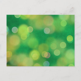 Postal El patrón mágico de los Navidades (verde)