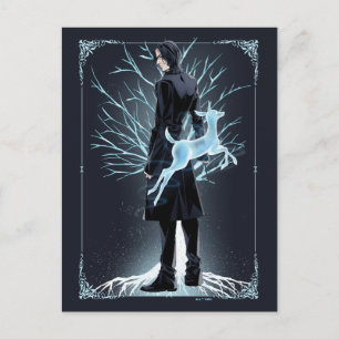 Postal El Patronus Cierva de Severus Snape