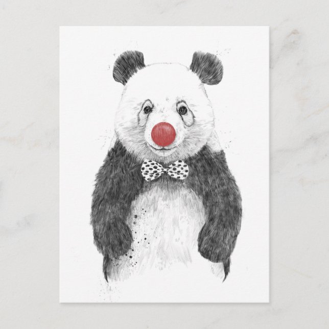 Postal El payaso (Anverso)