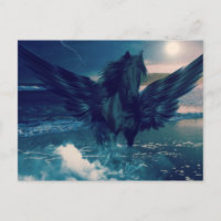 El Pegaso Negro Emergiendo Del Mar