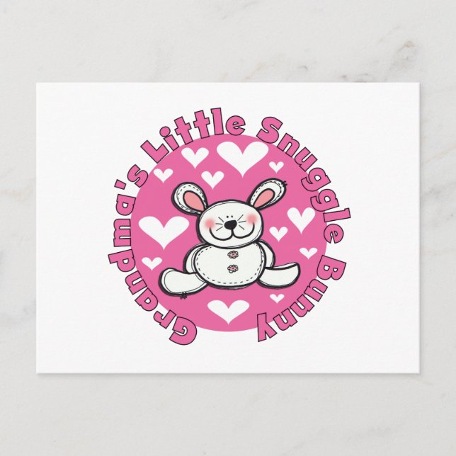 Postal El pequeño conejo de la abuela (Anverso)