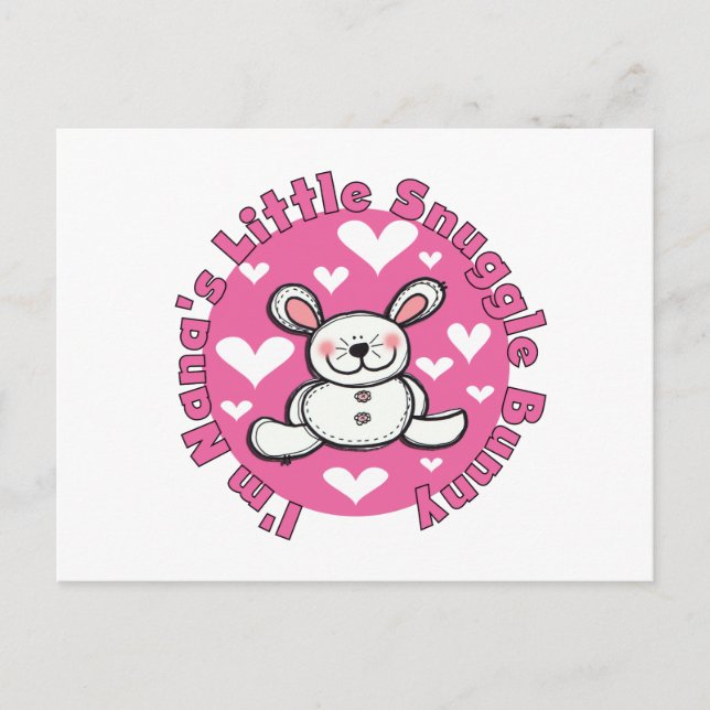 Postal El pequeño conejo de Nana (Anverso)