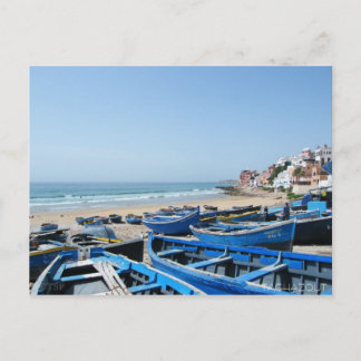 Postal El pequeño puerto de Taghazout