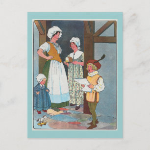 Postal El pequeño Tom Tucker canta por su cena.