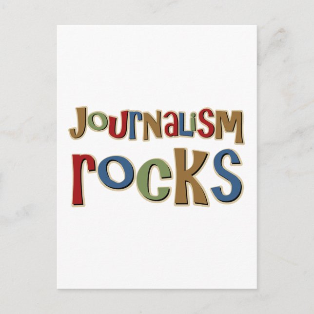 Postal El periodismo sacude (Anverso)