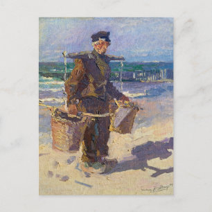 Postal El pescador de conchas (1904) por Jan Toorop.