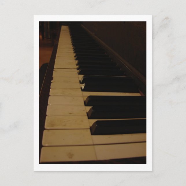 Postal El piano en el lago Quinault Lodge (Anverso)