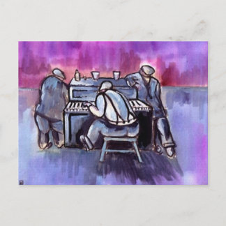 POSTAL EL PIANO PLAYER