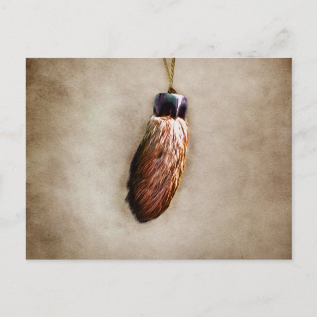 Postal El pie de conejo afortunado de Brown (Anverso)