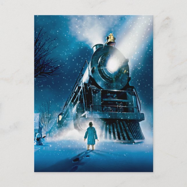 Postal El pijama del Polar Express (Anverso)