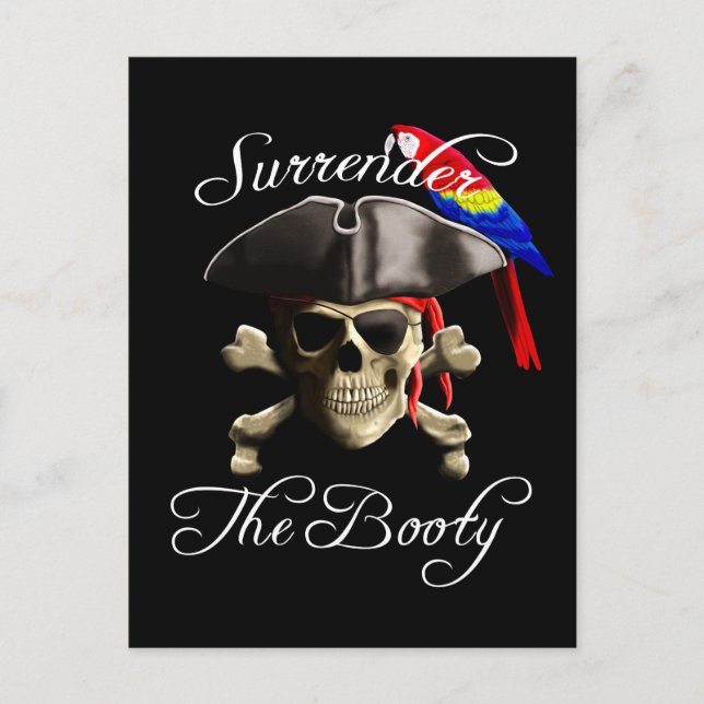 Postal El Pirata Fundido Entrega Al Booty (Anverso)