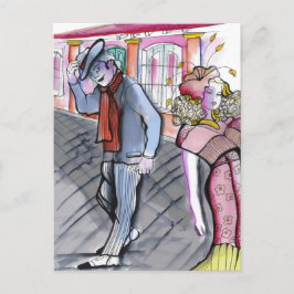 Postal El piropo Tango