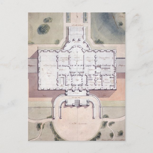Postal El plan del presidente de la Casa Blanca, Washingt (Anverso)