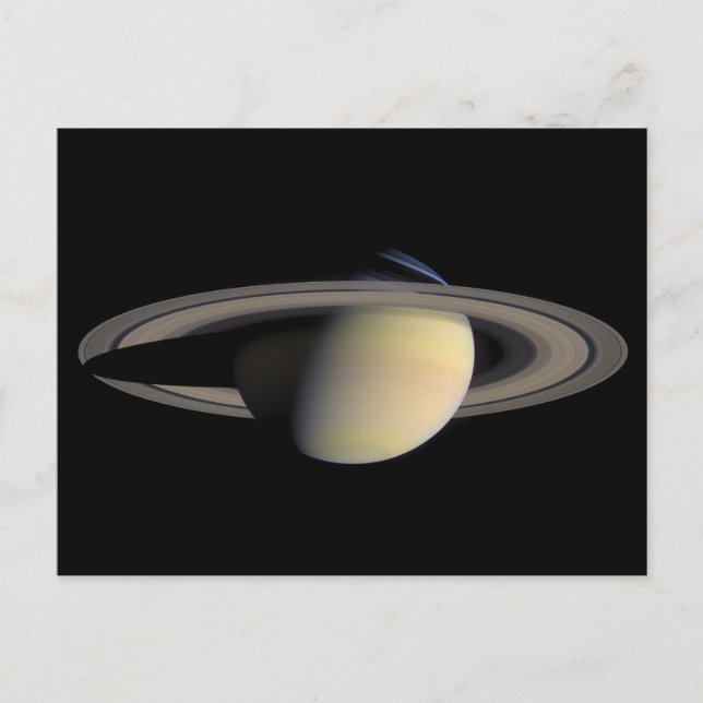 Postal El planeta Saturno de Cassini Orbiter (Anverso)