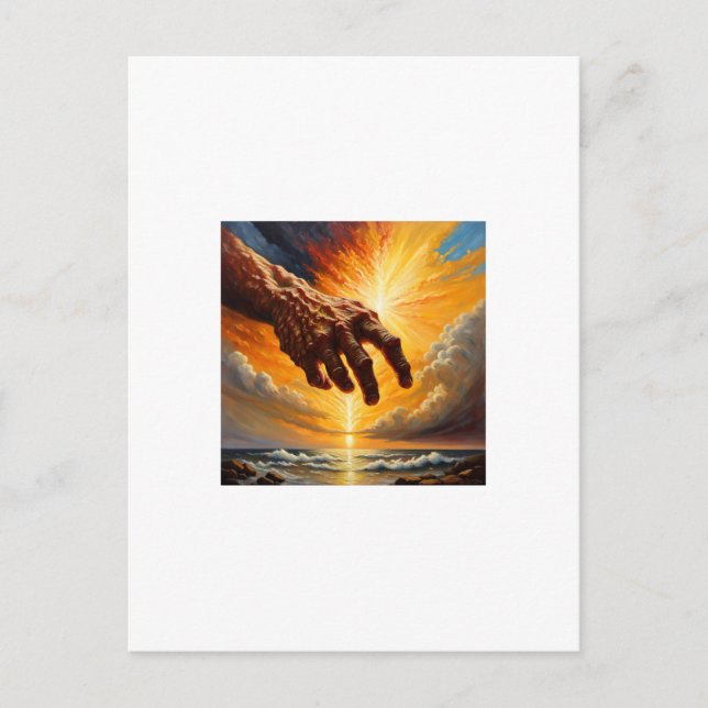 Postal El poder de Dios en Gran Gloria (Anverso)