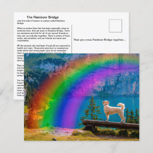 Postal El Poema del Puente del Arcoíris, En Memoria de un