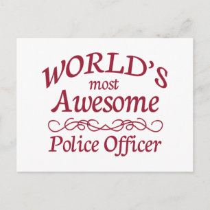 Postal El policía más asombroso del mundo