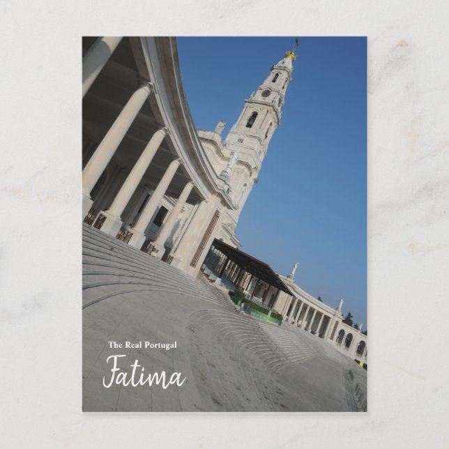 Postal El Portugal real - Fátima (Anverso)