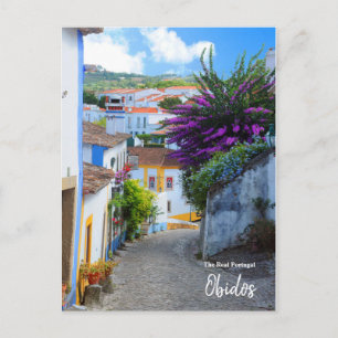 Postal El Portugal real - Obidos