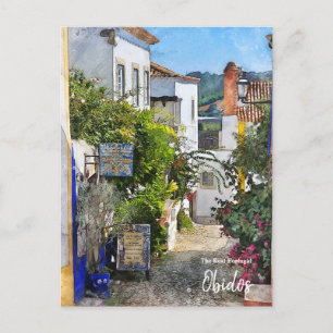 Postal El Portugal Real- Obidos