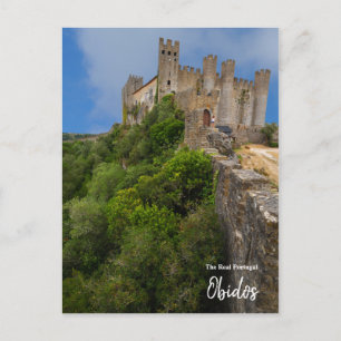 Postal El Portugal real - Obidos