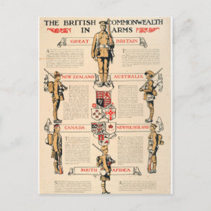 Postal El Poster británico de propaganda de la Commonweal