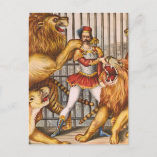 Postal El Poster del circo vitícola de Tamer de León