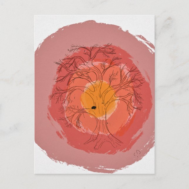 Postal El Poster del viejo roble (Anverso)