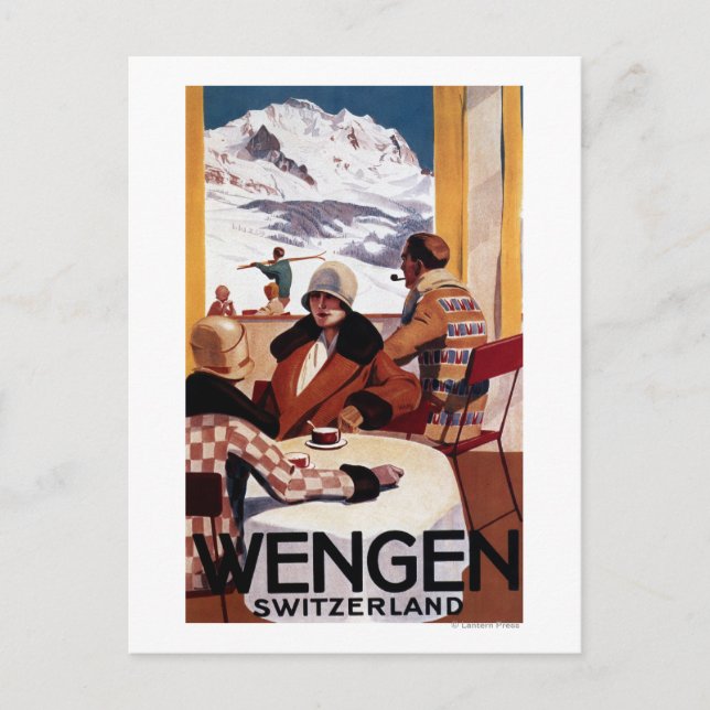 Postal El poster promocional del club en declive (Anverso)